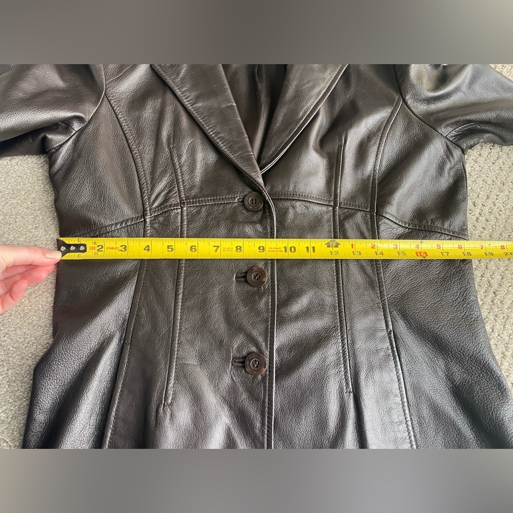 Wilsons Leather Women’s Jacket Size Large Chocolate Brown Color - Picture 15 of 16